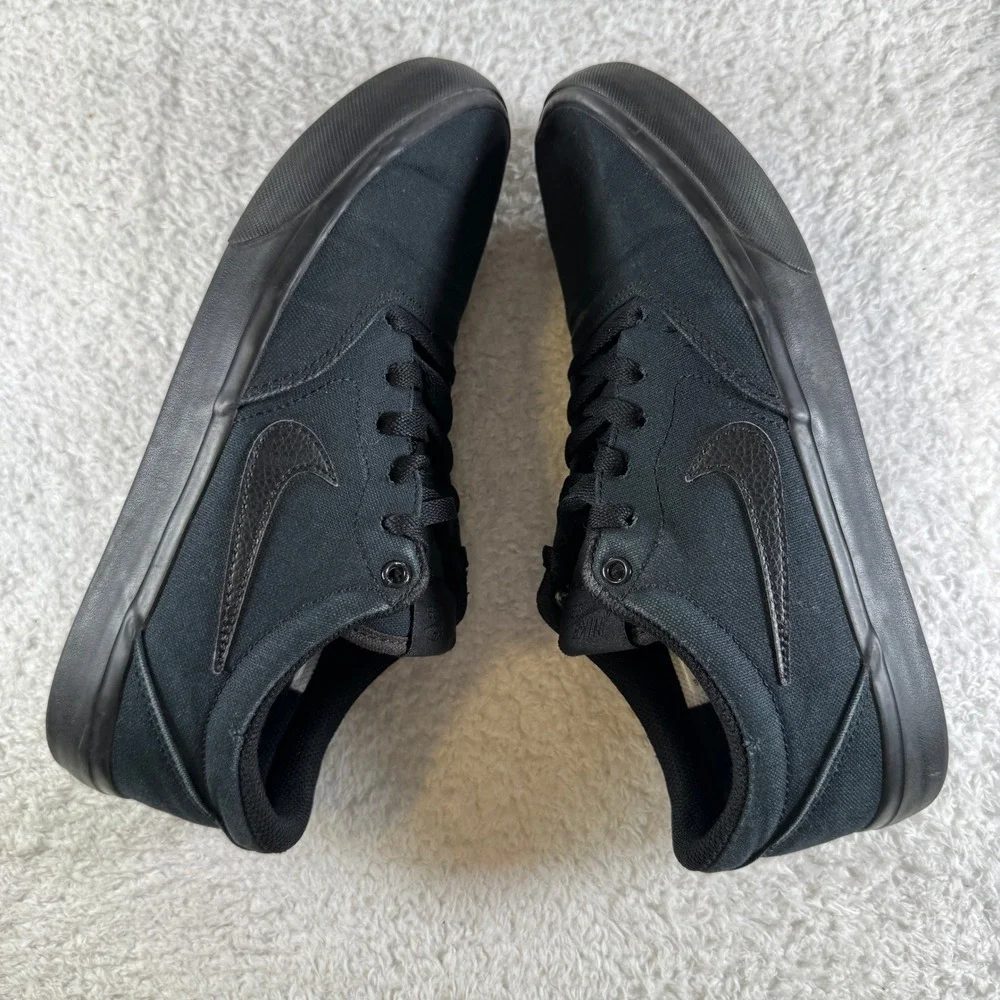 Nike SB Check Solar Canvas Shoes Black Anthracite CD6279-001 Mens Size 8 Skater